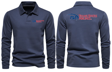 TRANS SATATES AIRLINES LONG SLEEVE POLO